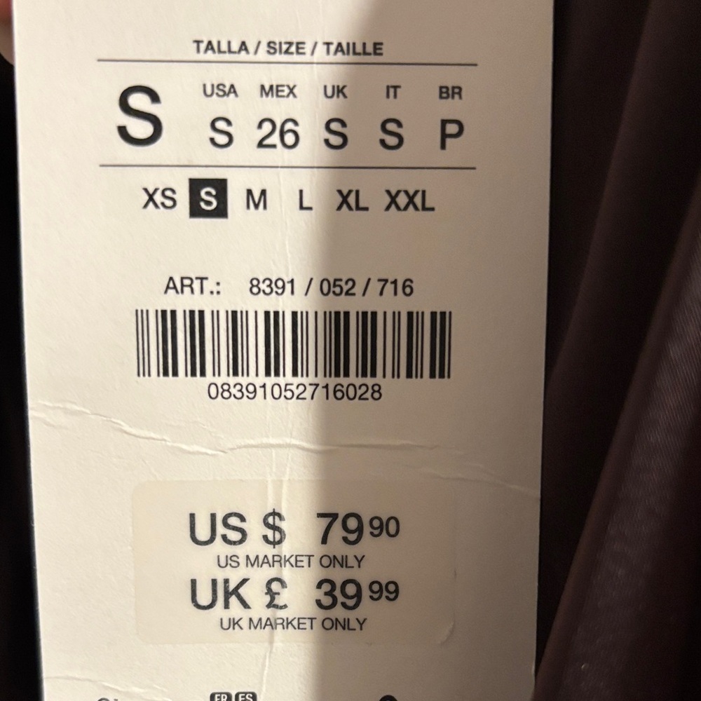 Zara Satin Chocolate Maxi Dress - Picture 3 of 3